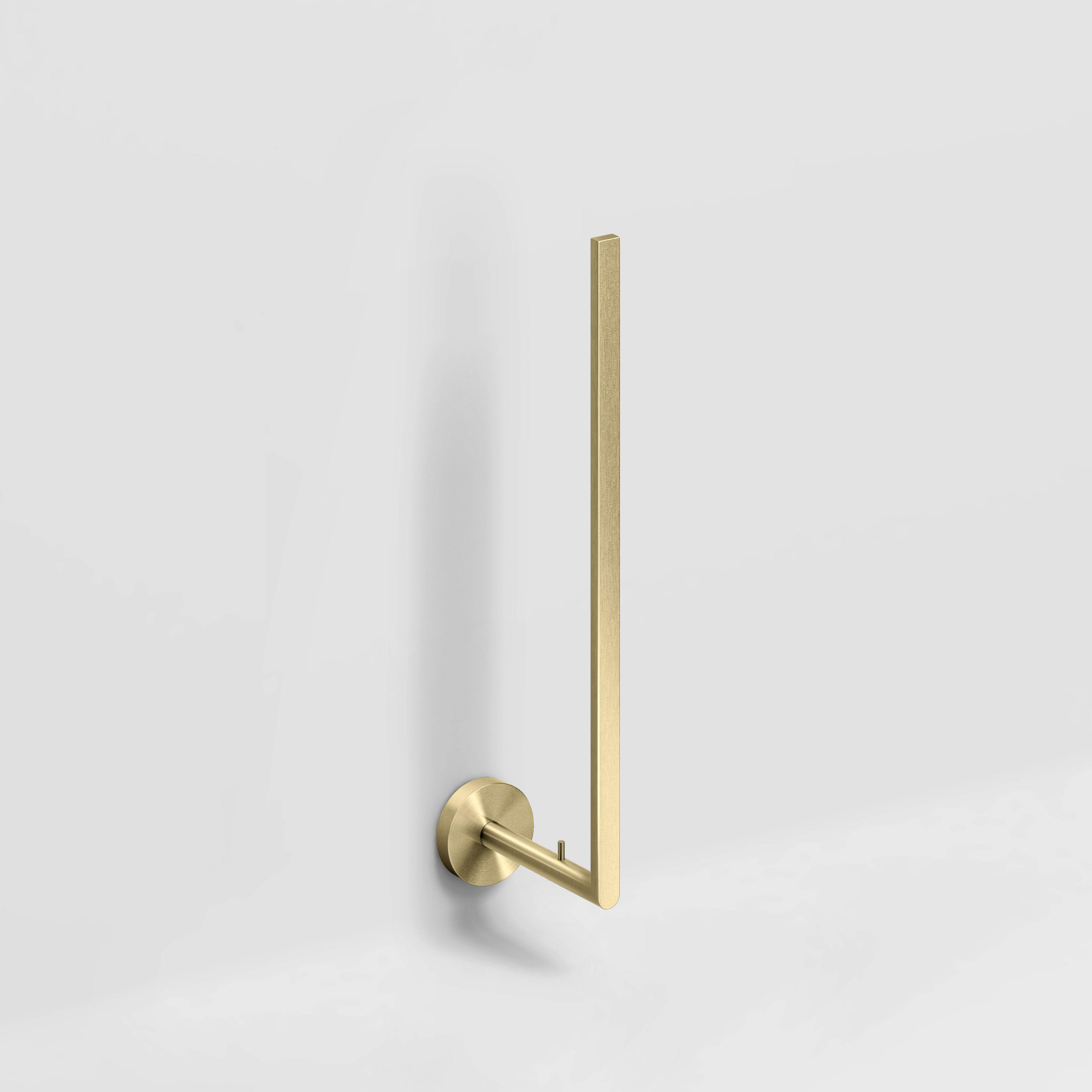 Clou Flat reserverolhouder voor 3 stuks, goud geborsteld PVD